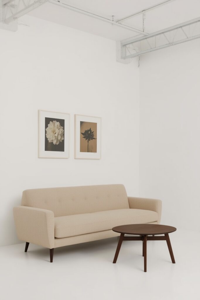 Low-Profile Furniture Opening Up Vertical Space