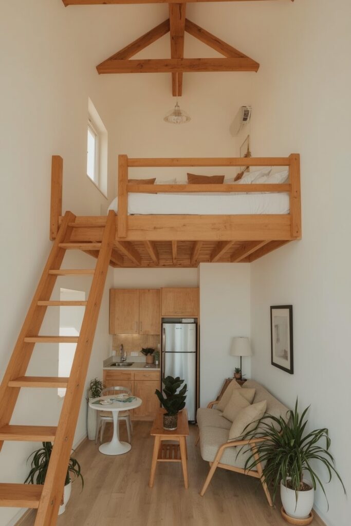 Mezzanine Loft for Studio Apartment