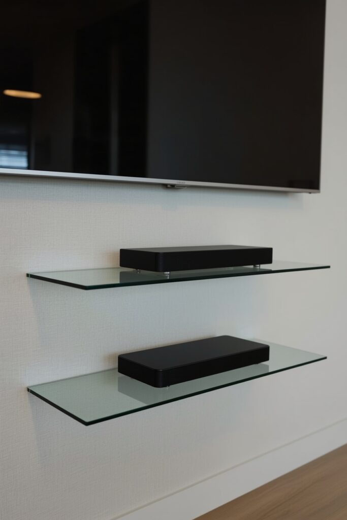 Glass Shelf Wall-Mount Combo