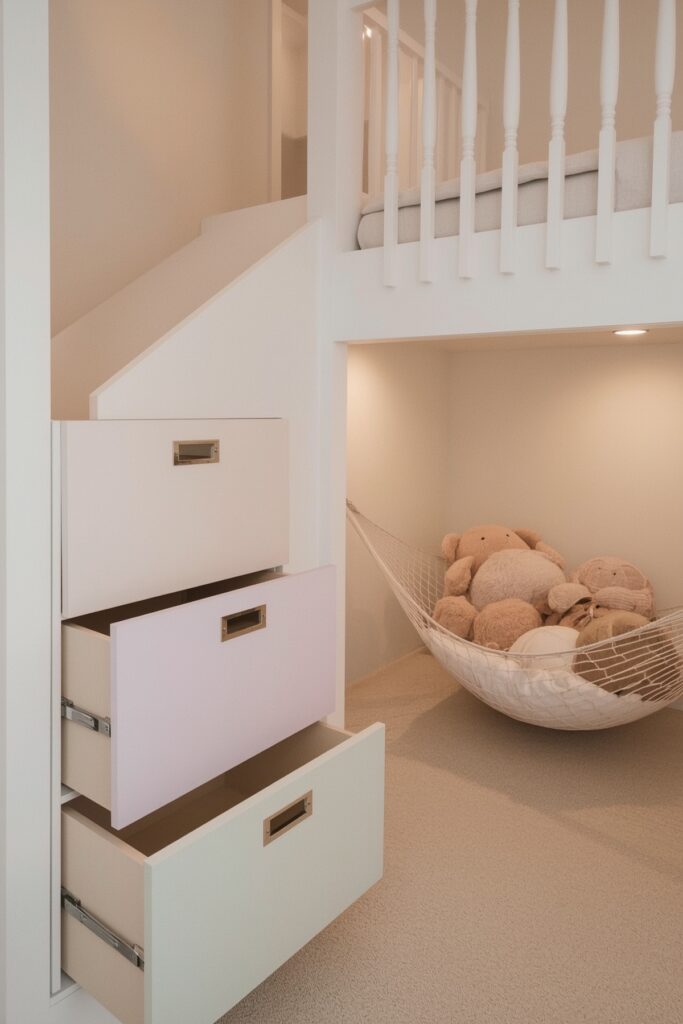 Staircase Drawers on Loft Access