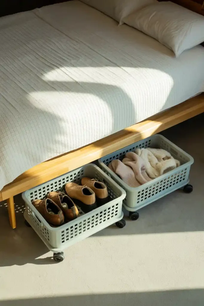 Under-Bed Rolling Storage Bins