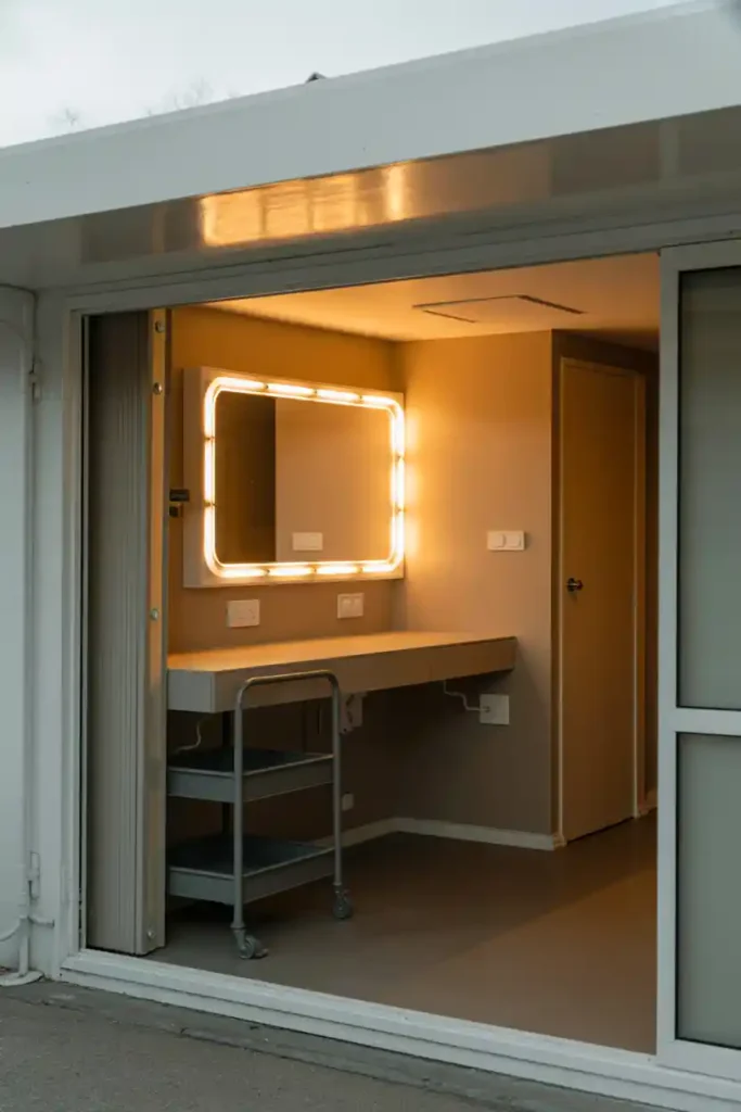 Under-Loft Loft-Bed Vanity Alcove