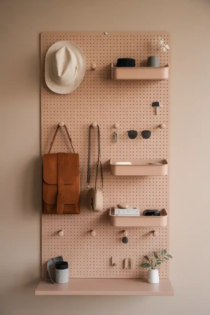 Vertical Pegboard Wall Organizer