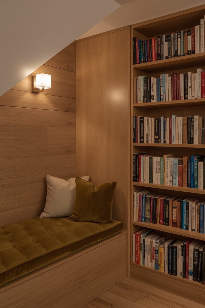 Lounge Under a Stair Nook
