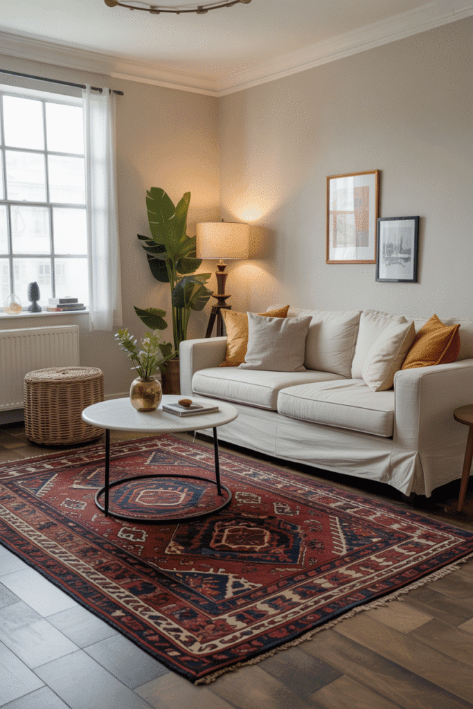 Statement Rug to Define Space