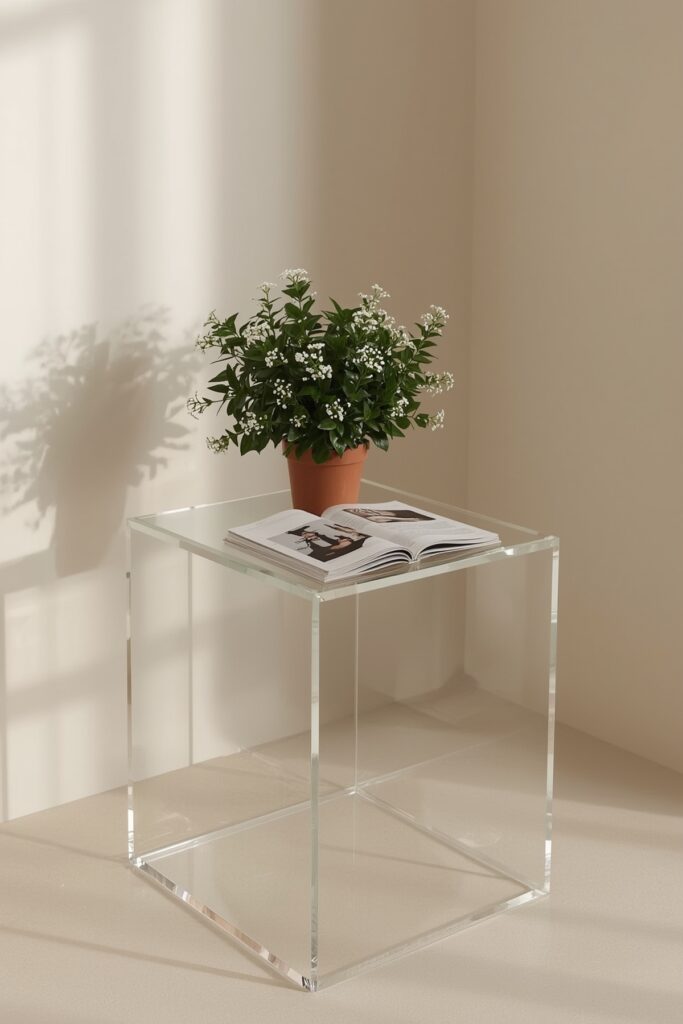 Acrylic or Transparent Furniture