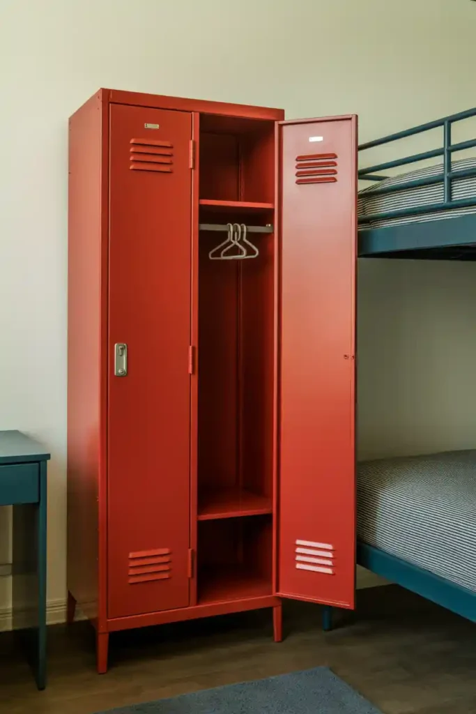 Compact Locker-Style Wardrobe