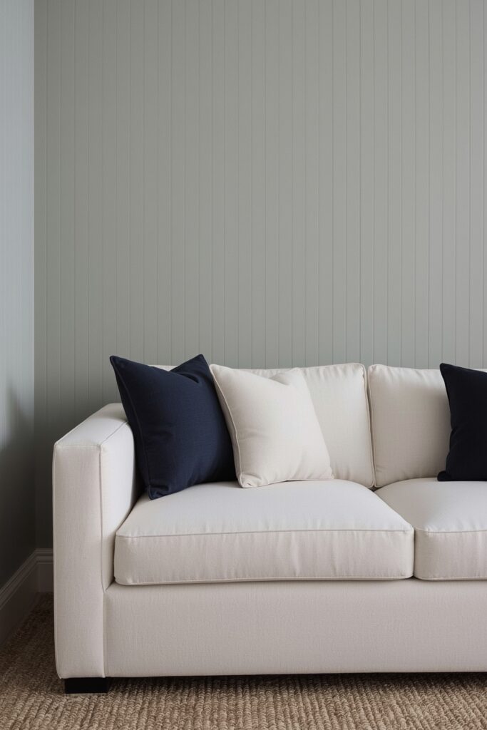 Dual-Toned Couch to Visually Stretch Space