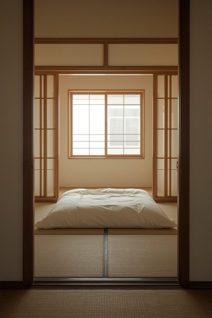 Minimalist Tatami-Style Floor Bed