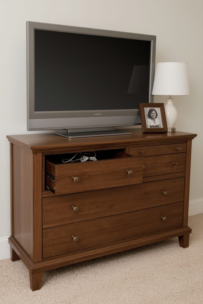 Dual-Purpose Dresser and Media Console