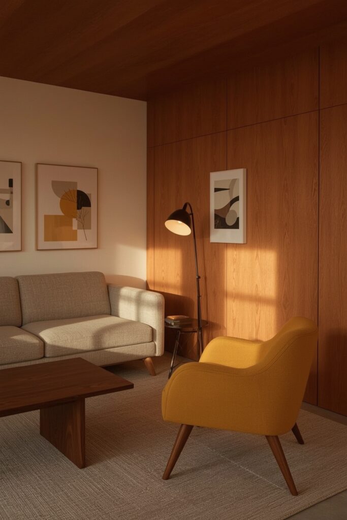 Petite Mid-Century Modern Layout