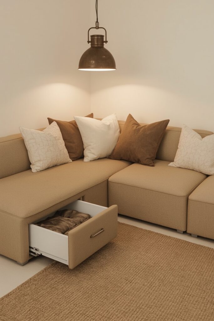 Corner Sectional with Storage Base
