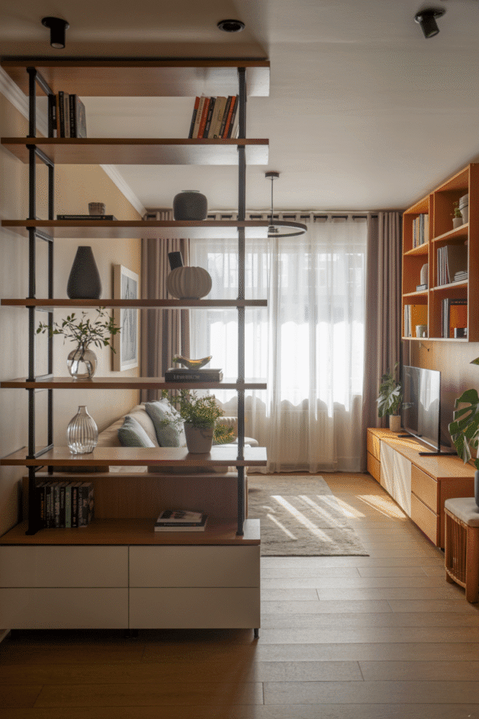 Vertical Bookcase Room Divider