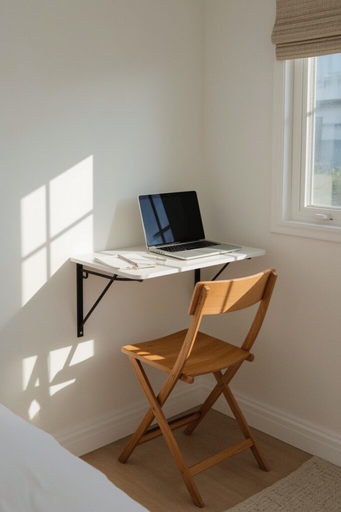 Wall-Mounted Folding Desk
