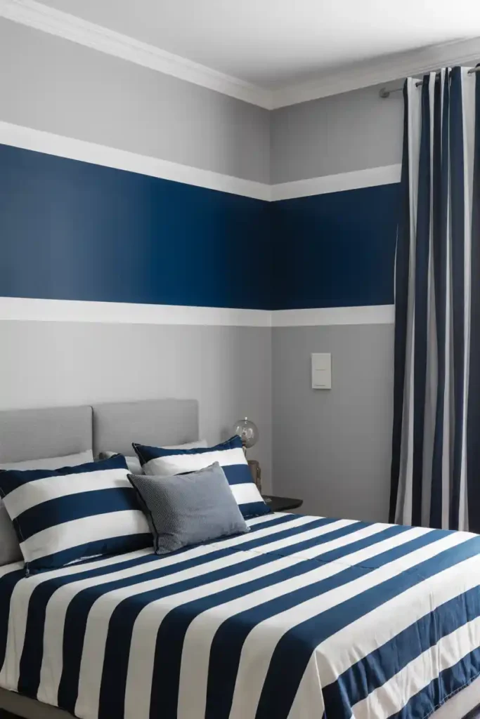 Monochrome Palette with Bold Stripe