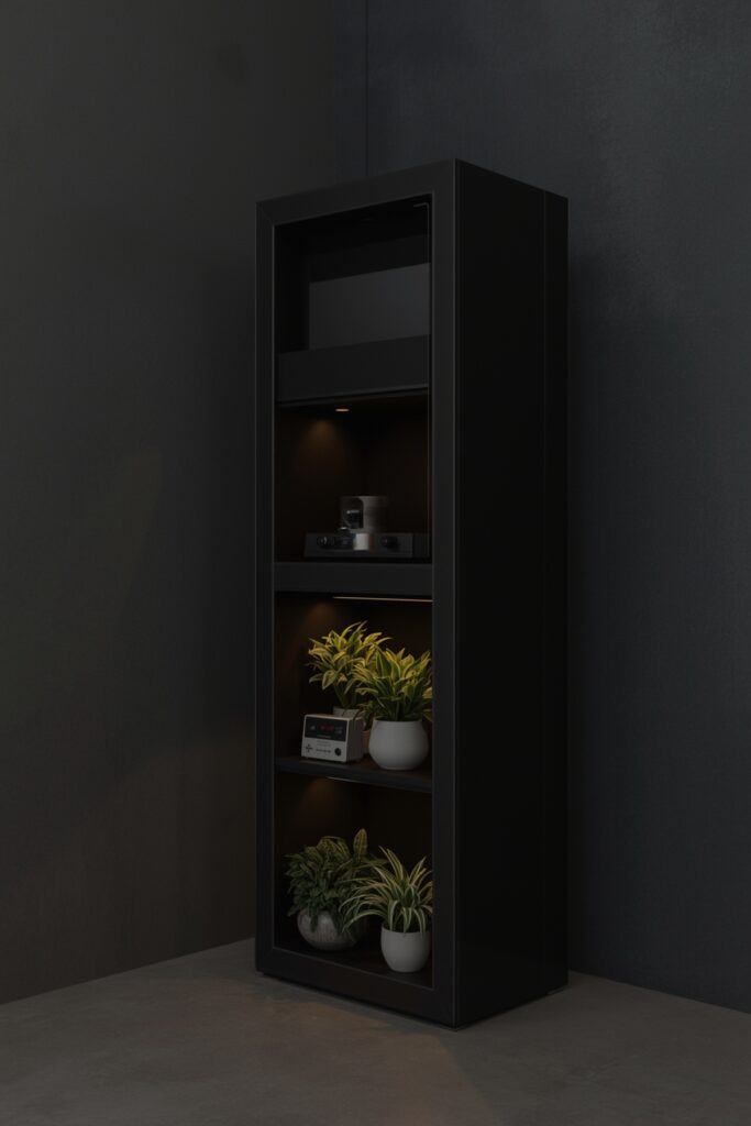 Tall Narrow Entertainment Tower