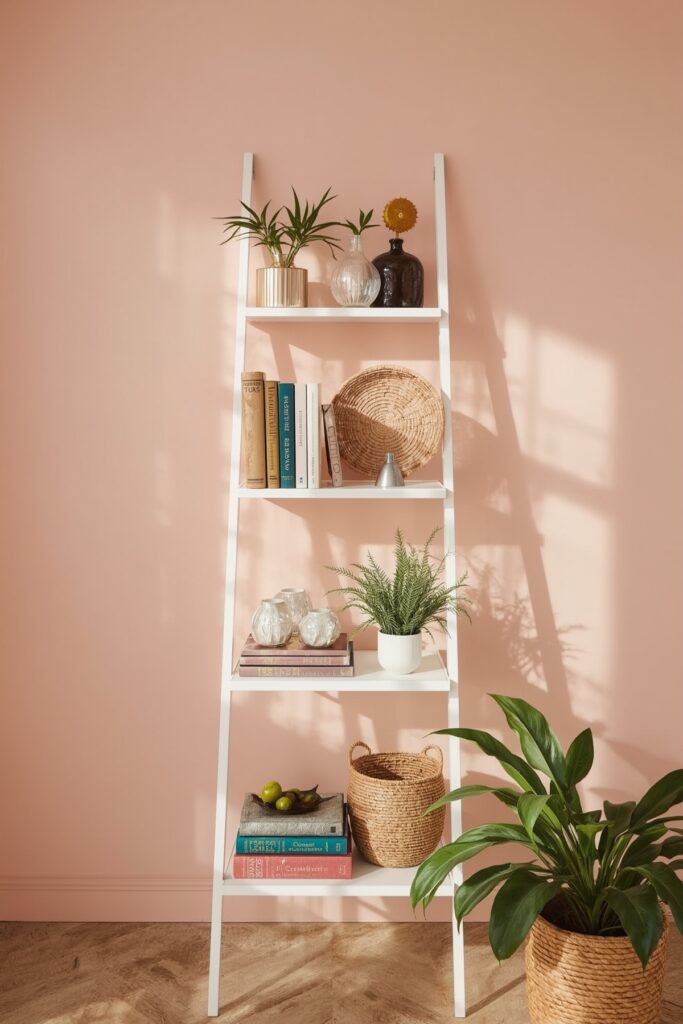 Vertical Ladder Shelf