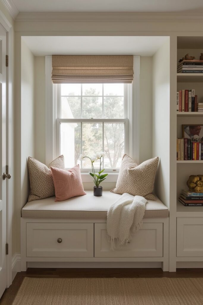 Built-In Window Bench with Storage