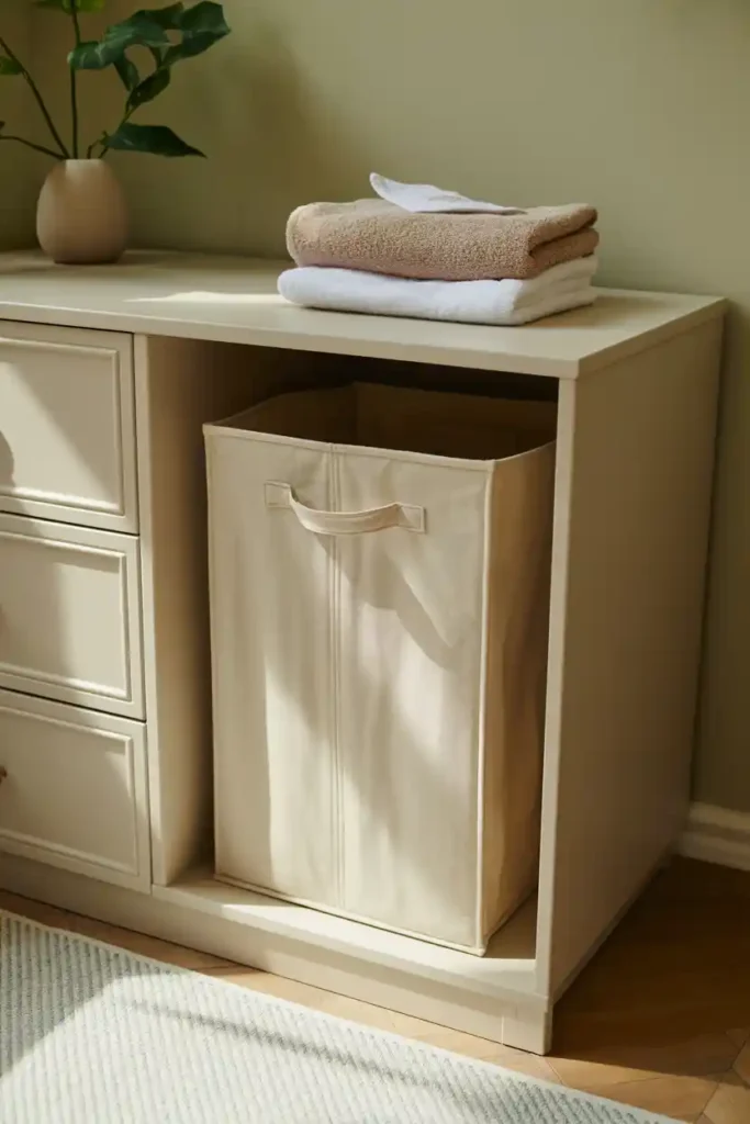 Collapsible Laundry Hamper Nook