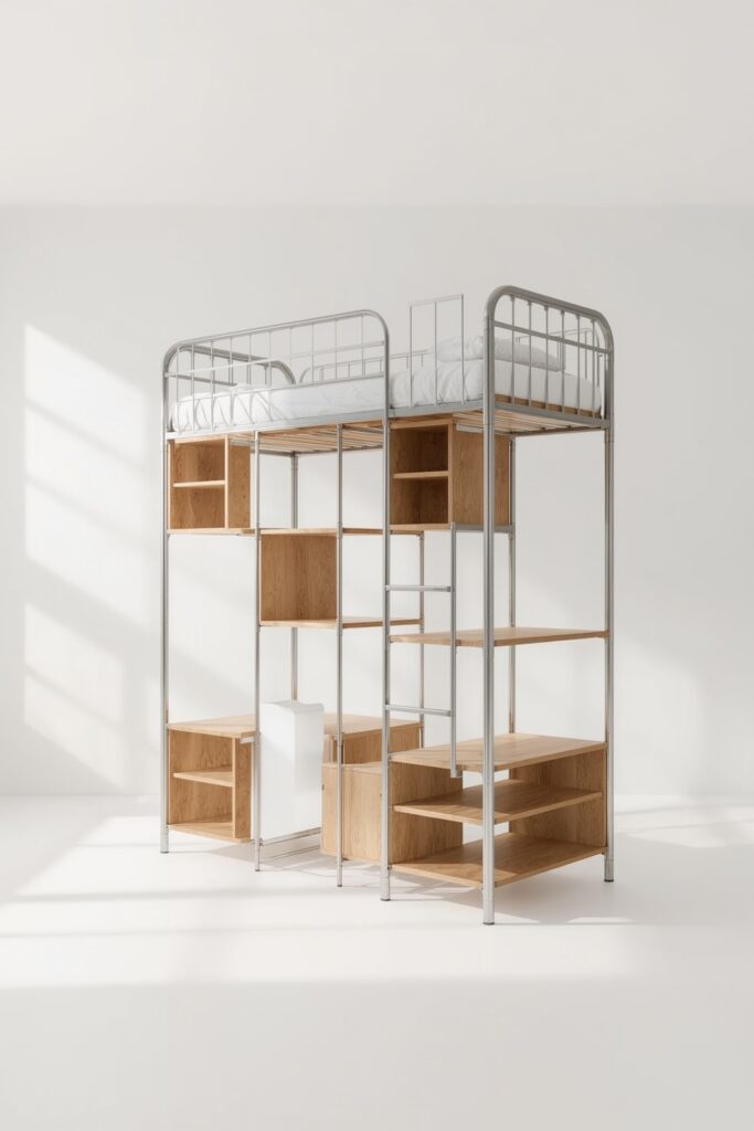 Modular Loft System with Adjustable Levels