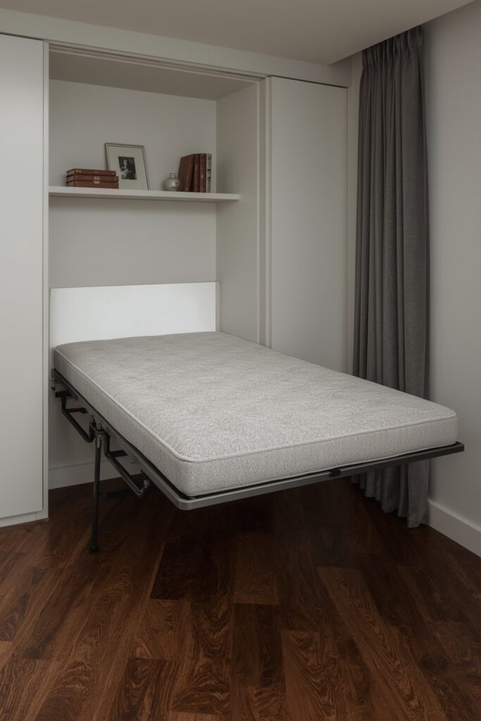 Fold-Out Wall Bed for Guests