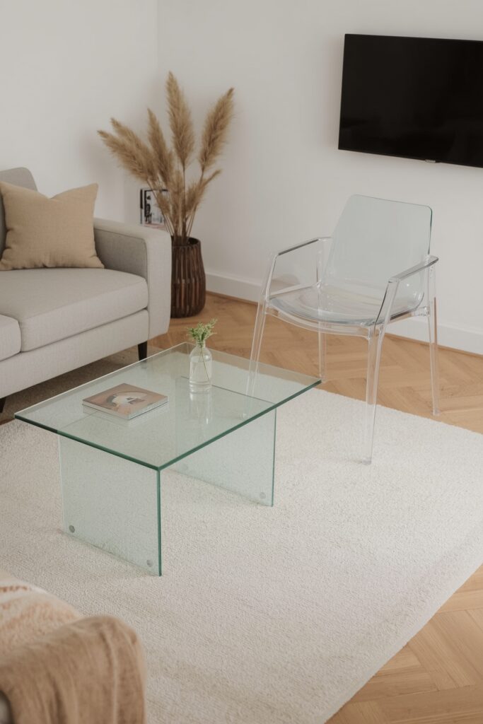 Lucite or Acrylic Furniture Pieces