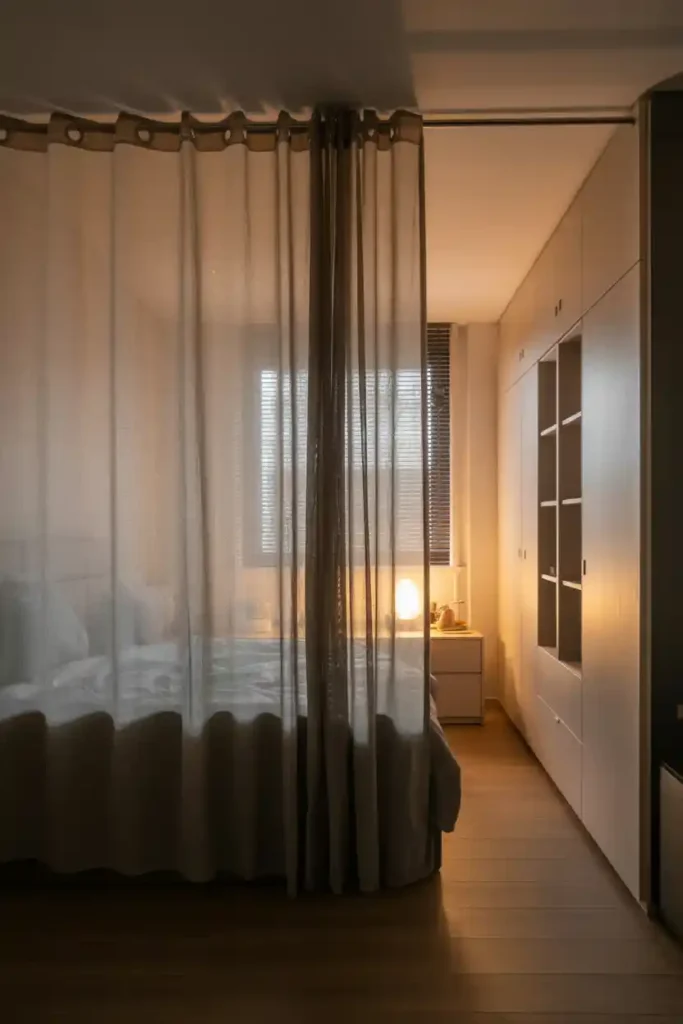 Curtain Track Room Divider