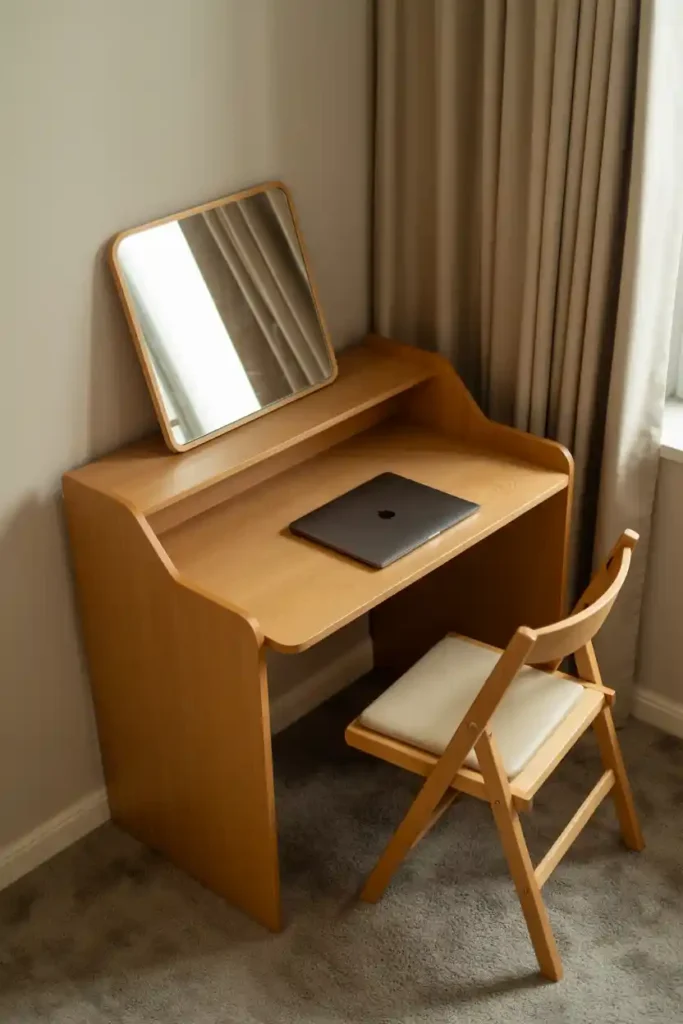 Laptop Desk That Doubles as Beauty Counter