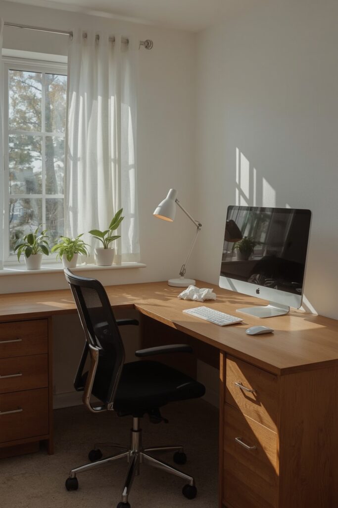 Corner Desk with Drawers