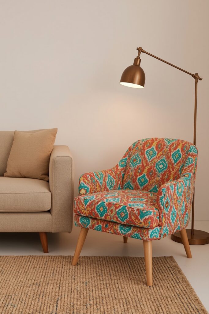 Two-Seater Sofa + Statement Armchair