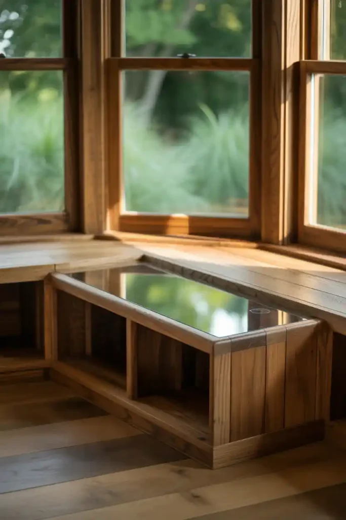 Bay-Window Bench Vanity Combo