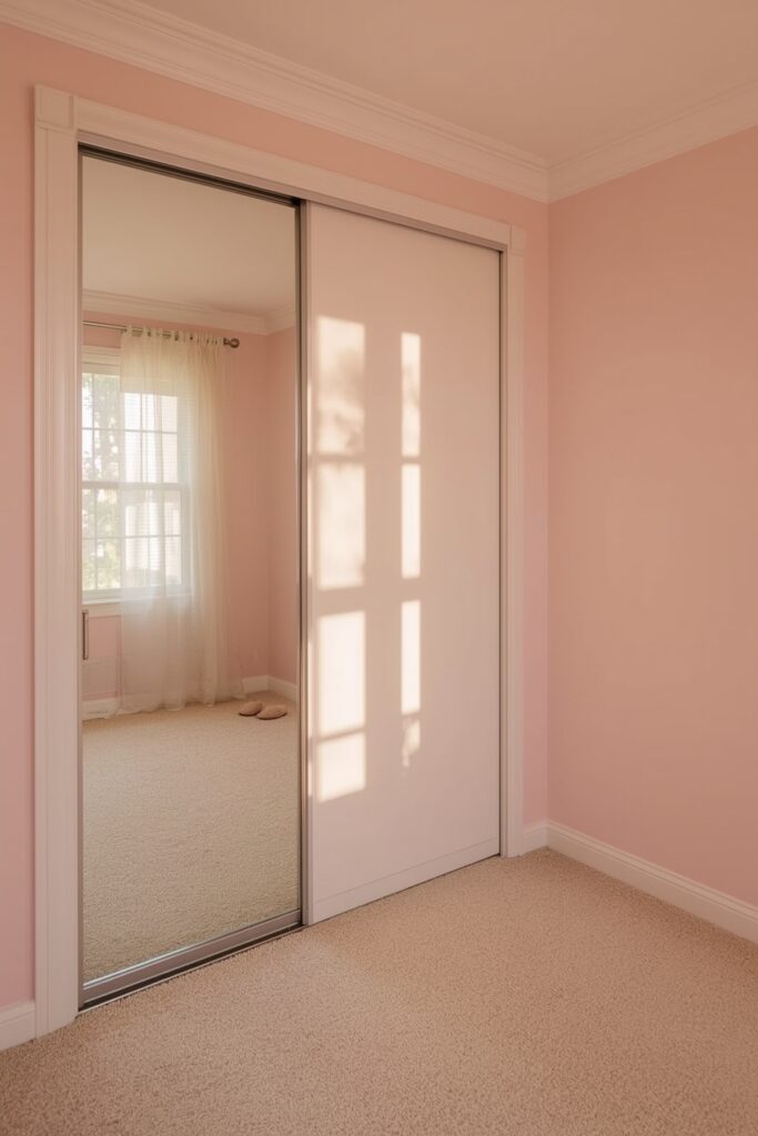 Mirror Closet Doors to Expand Visual Space