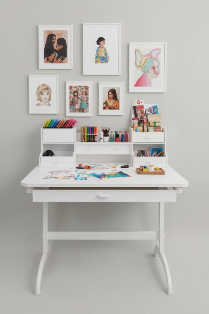 Collapsible Craft Table Wall Mount