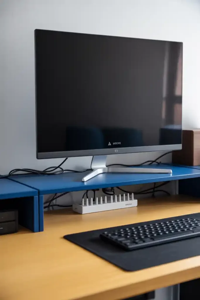 Hidden Cable Raceway for Gaming Setup