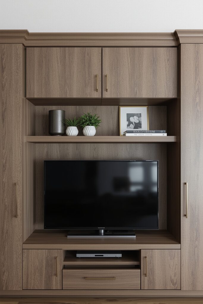 Multi-Level Floating Cabinets