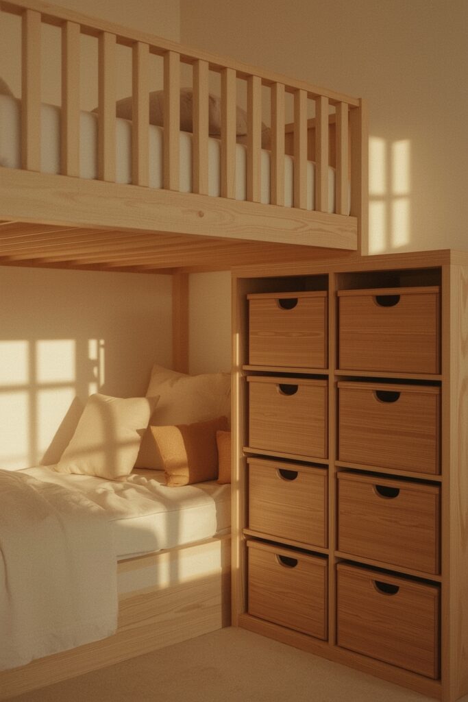 Two-Tiered Loft with Lounge and Storage Zones