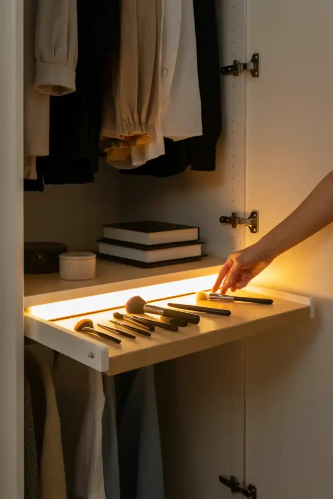 Closet Nook Slide-Out Counter
