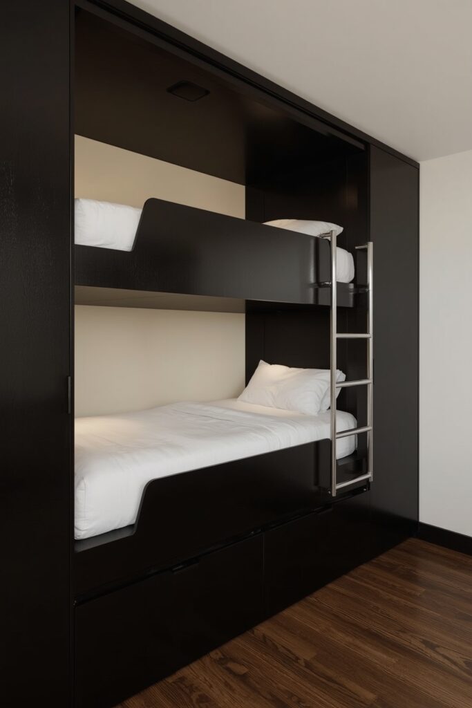 Foldable Murphy Bunk Bed System