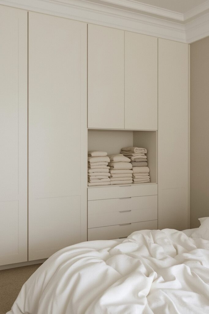 Overhead Cabinet Above Bed