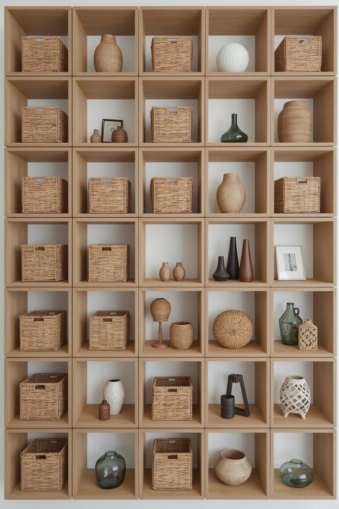 DIY Cube Storage Wall
