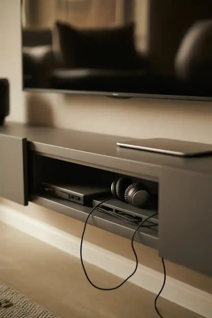 Floating TV Console Cabinet