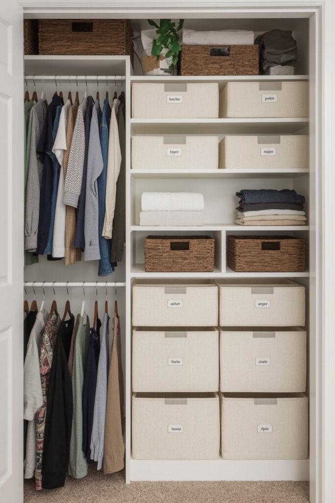 Closet Organizer System Replacing a Dresser