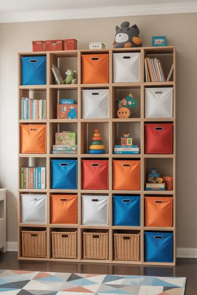 Modular Cube Storage Wall