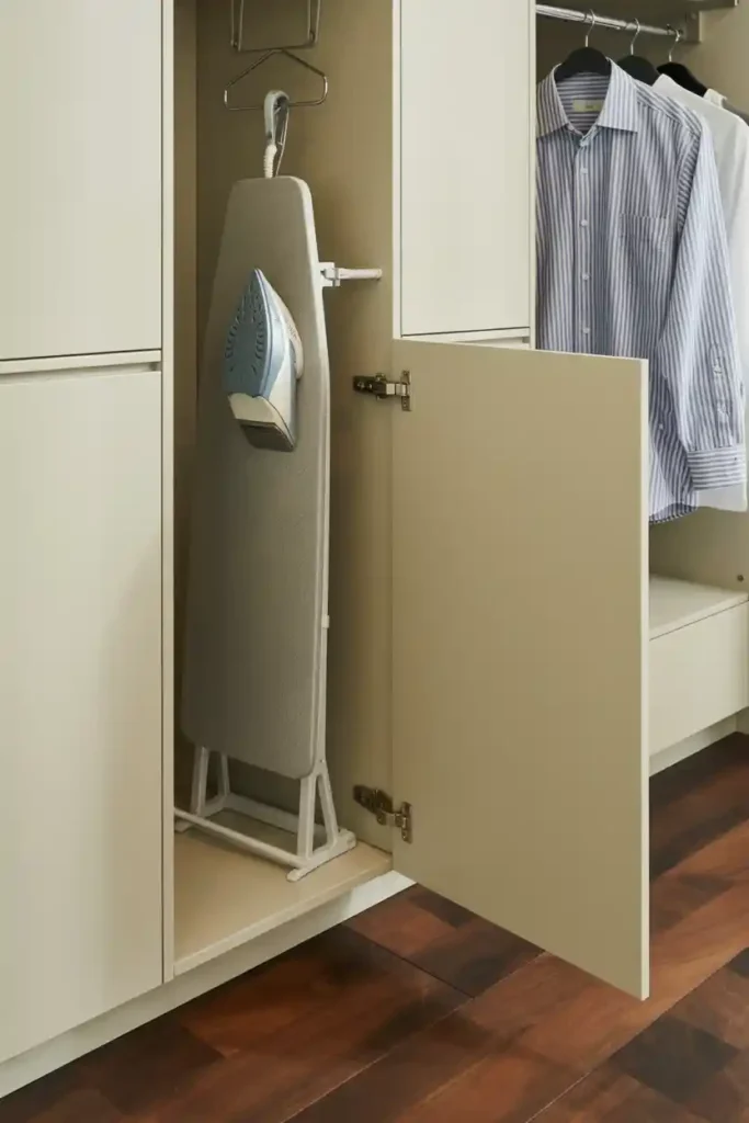 Folding Wall-Mounted Ironing Station