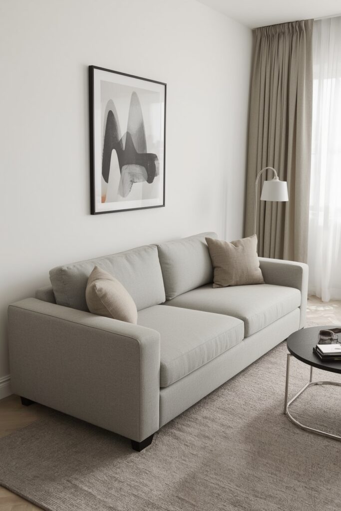 Two-Piece Nesting Sofa Design