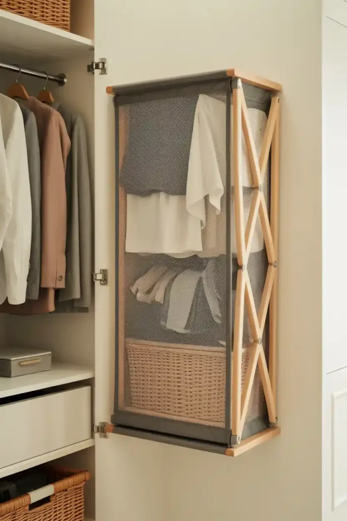 Expandable Accordion Laundry Hamper