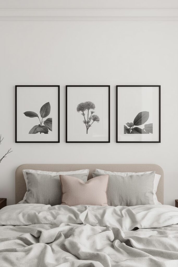 Small Gallery Wall Over Bed or Couch