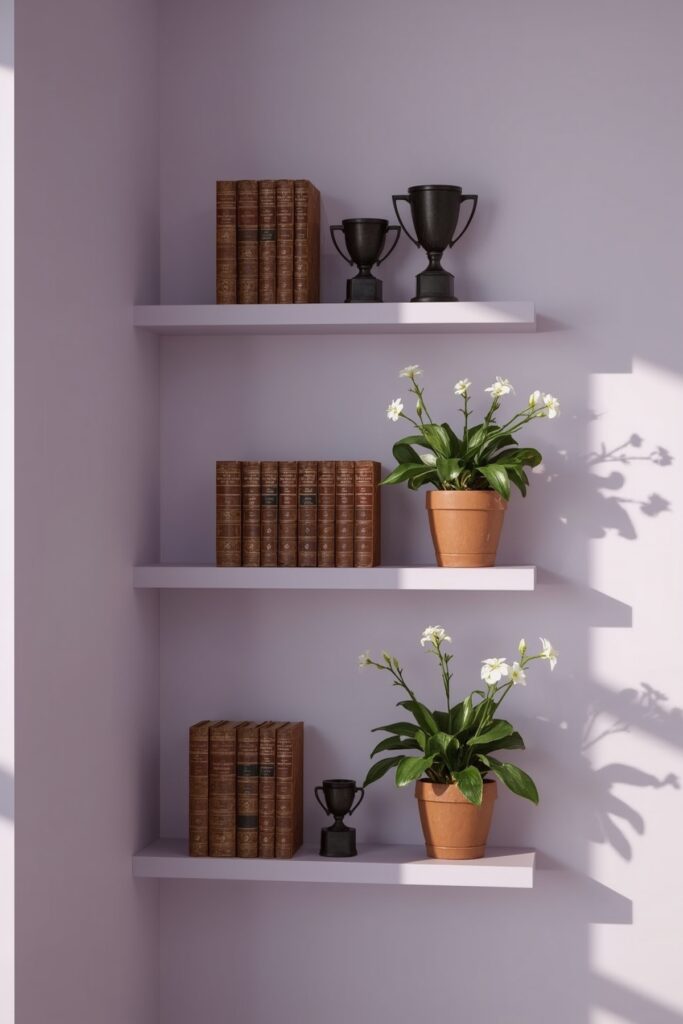Corner Shelves for Display and Storage