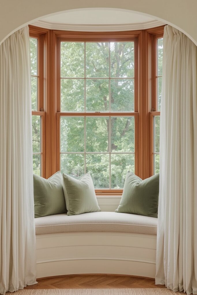 Lounge Area Inside a Bay Window