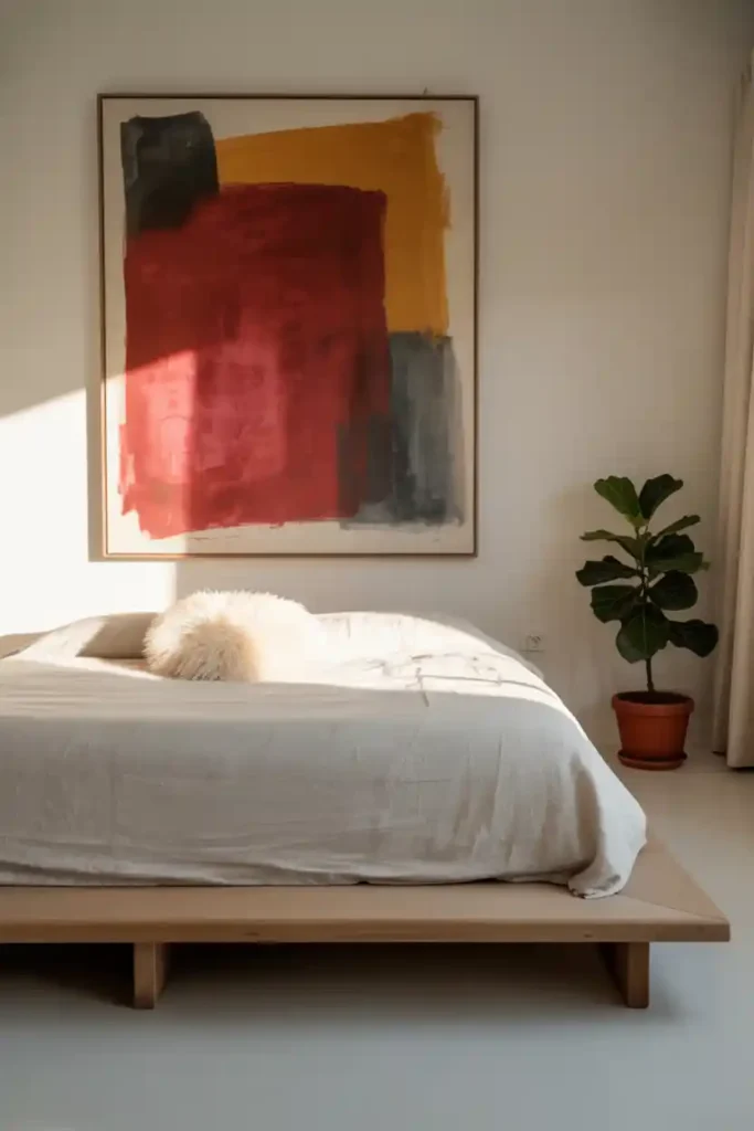 Minimalist Style with One Statement Decor Piece